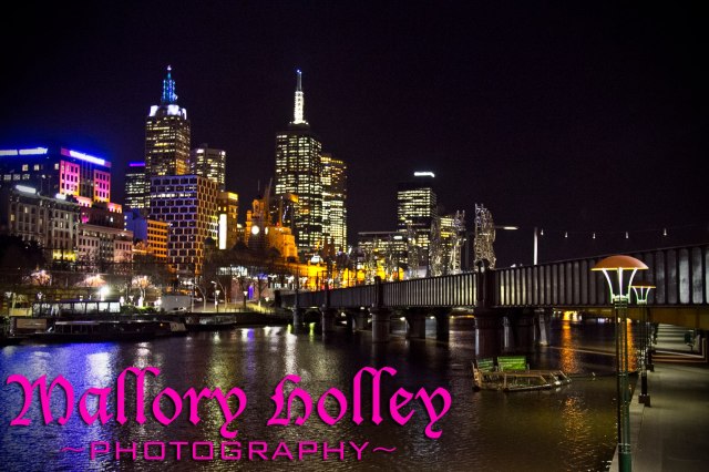 Melbourne Nightscape City Lights -Copyright Mallory Holley Photography