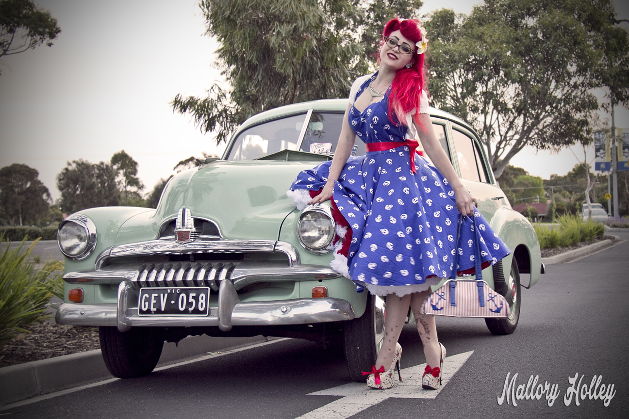 Taken at the end of the night after almost everyone had left, this is me with my F.J. Holden. 