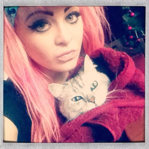 I had to give this naughty boy a bath. I think we put up with a lot from each other!