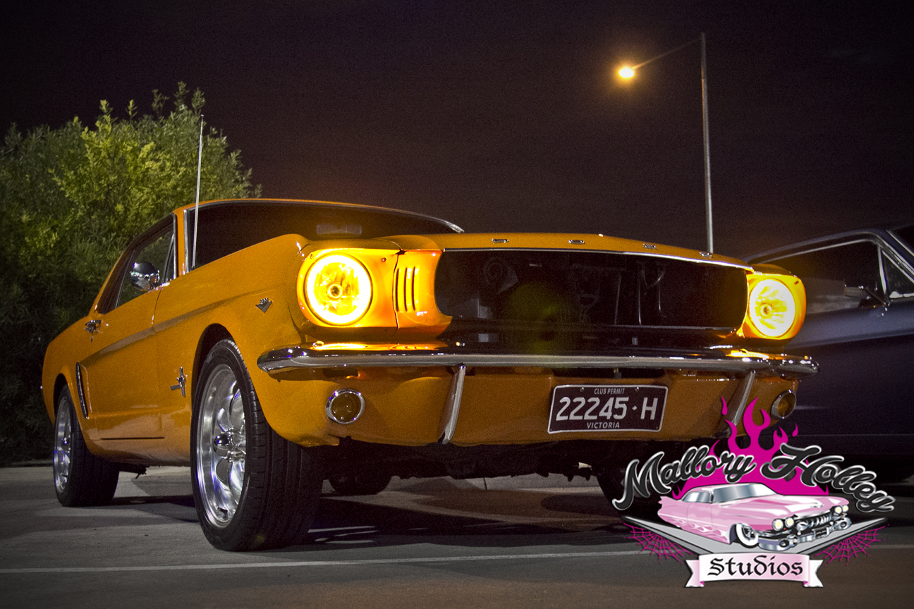 Orange Ford at BP Outbound Car Cruise