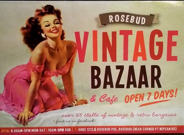 Rosebud VIntage Bazaar &amp; Cafe -Mornington Peninsula