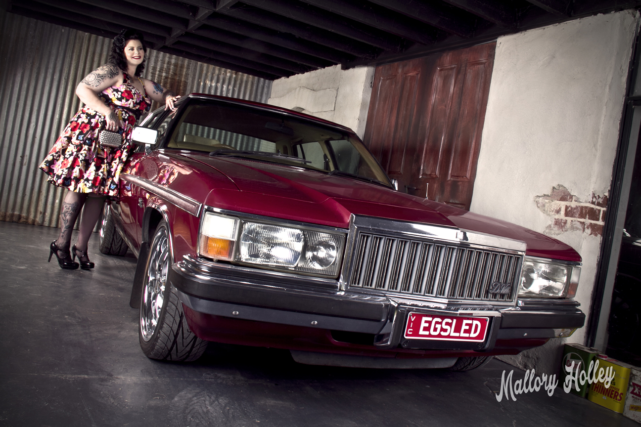 Pinup Photoshoot with Holden WB Statesman