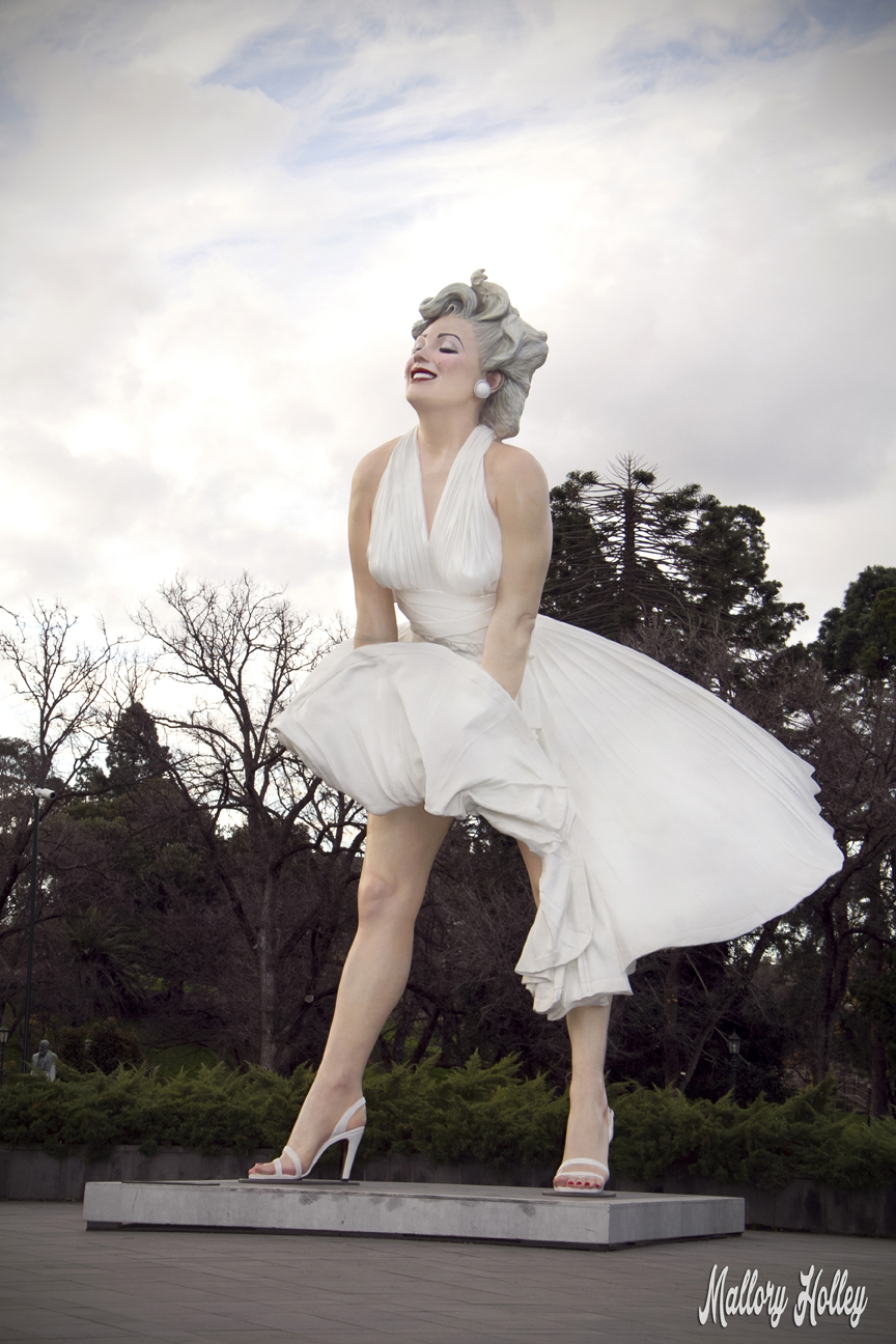 Forver Marilyn by Seward Johnson in Bendigo, Australia