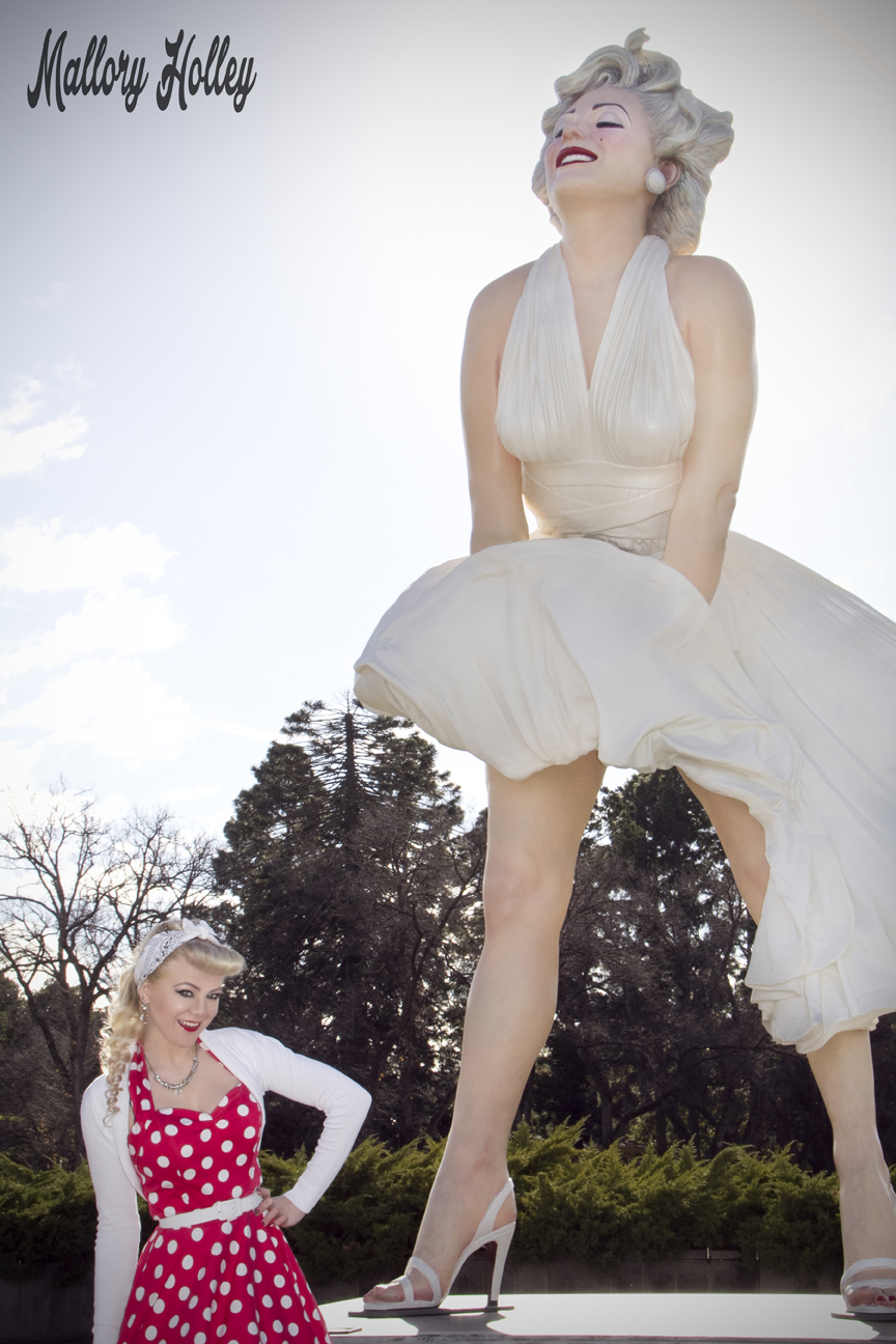 Mallory and Forever Marilyn at Bendigo VIC