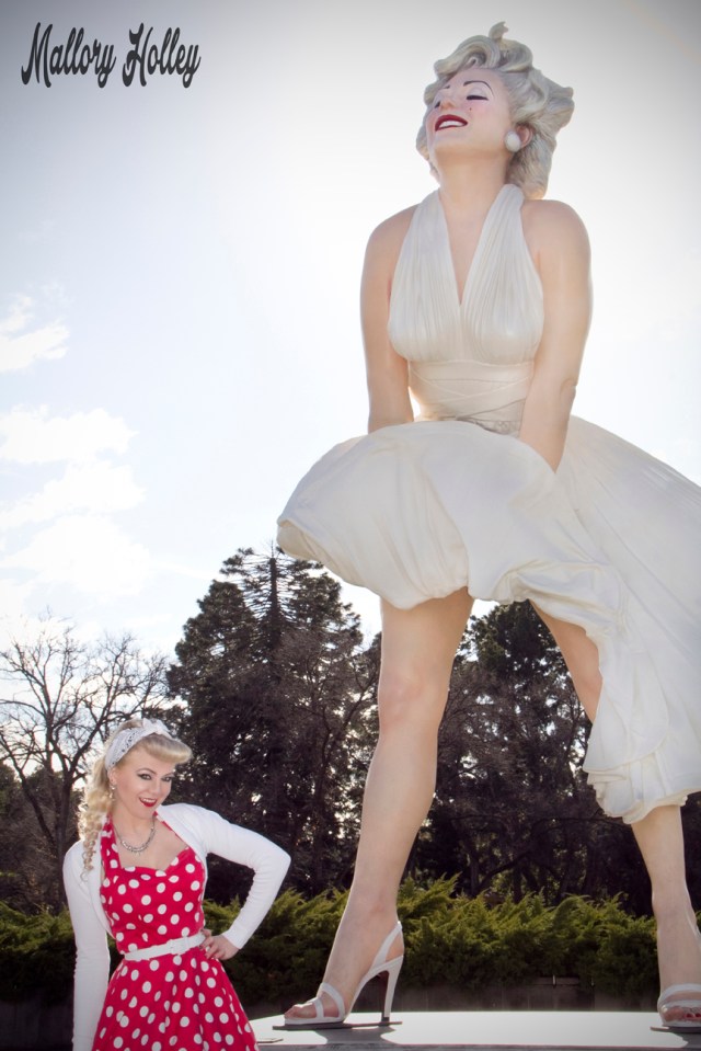 Mallory and Forever Marilyn at Bendigo VIC