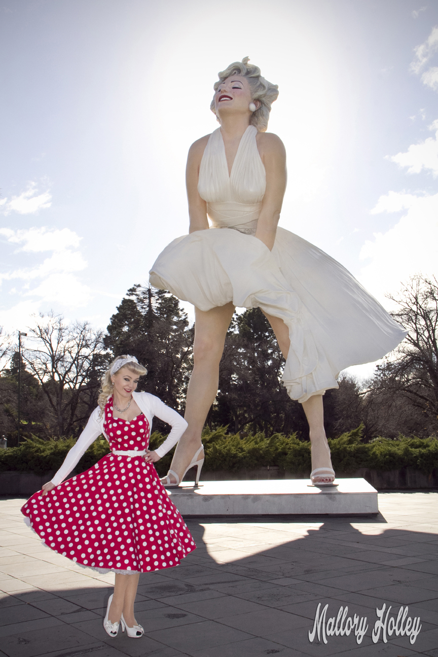Mallory and Forever Marilyn at Bendigo