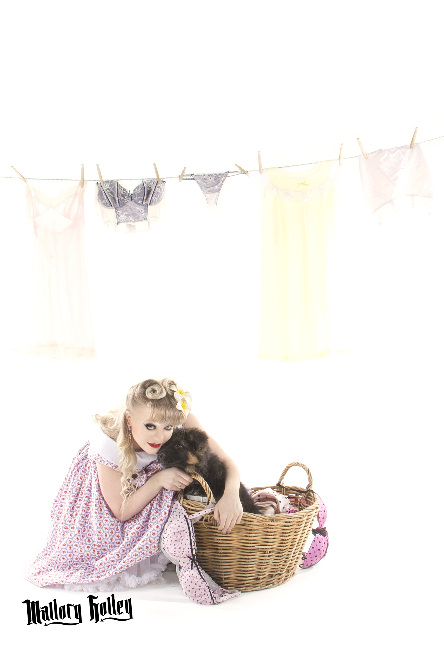 Pinup & Puppy Photo Shoot