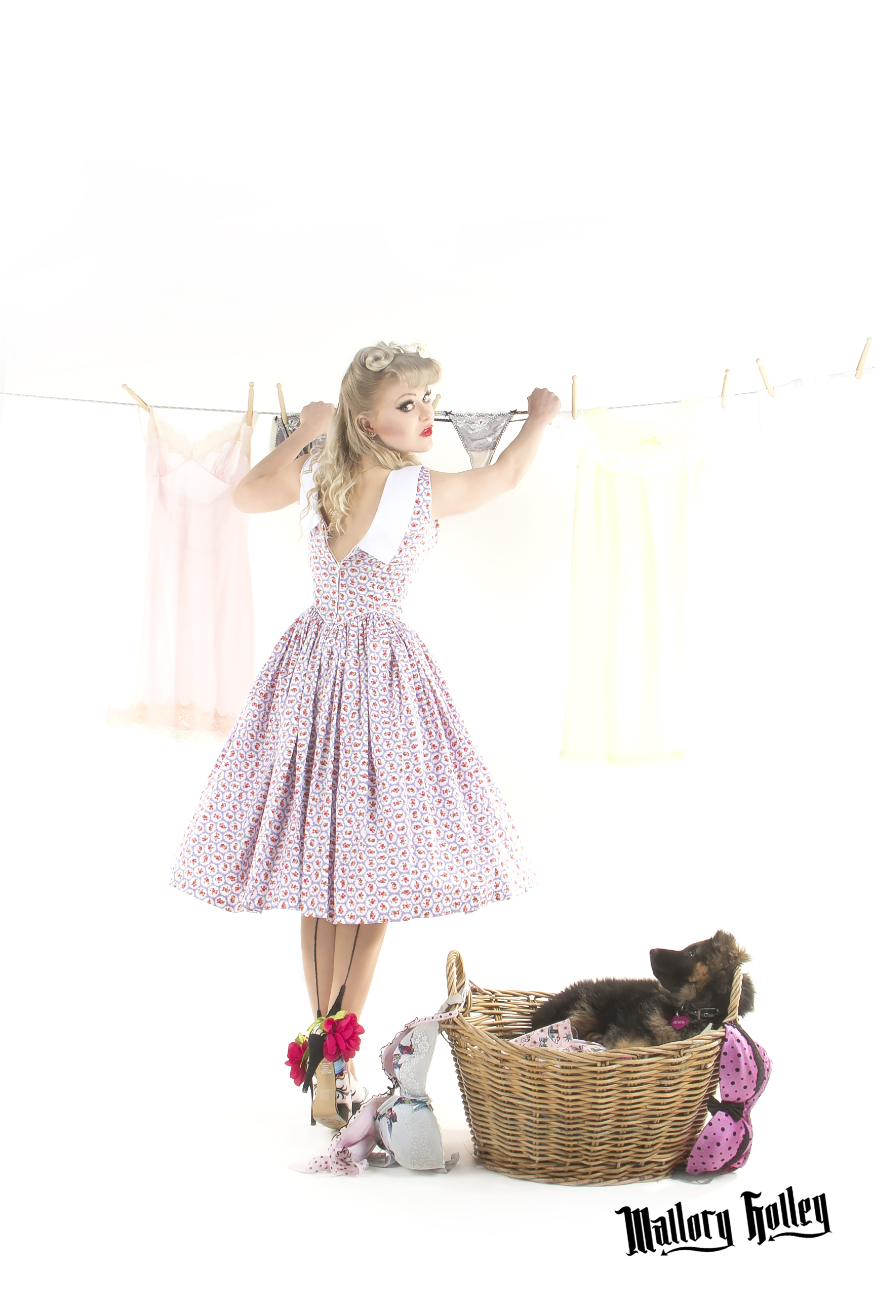 Pinup & Washing Line Photo Shoot